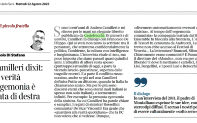 Dal Corriere della Sera: “Camilleri dixit”